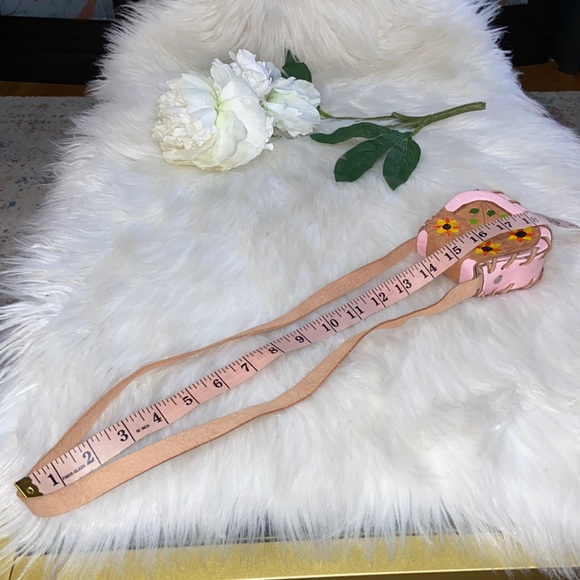 Hand Tooled / Crafted Leather Mini Bag for Girls - Picture 16 of 17